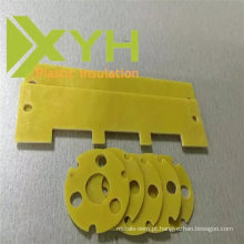 Peça eletrônica de usinagem de precisão de peça CNC 3240 amarela